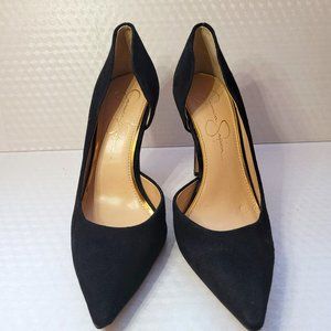 Black Suede Pumps Heels